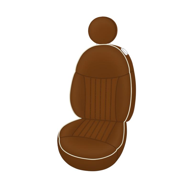 FIAT 500 専用 CABANA オーダーメイドシートカバー SALONE サローネ 全