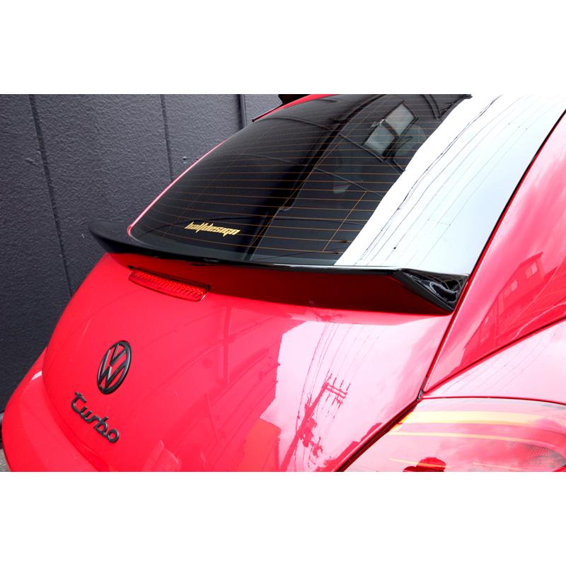 ザビートル　ハルトデザイン　ダックテール　FRP ブラック　ウイング　中古 ザビートル リアウイング ダックテール (FRP) HALT vw