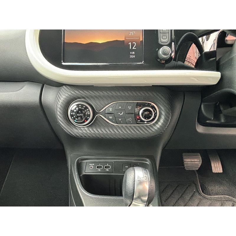 RENAULT TWINGO エアコンパネル カバー カーボン 1pcs トゥインゴ