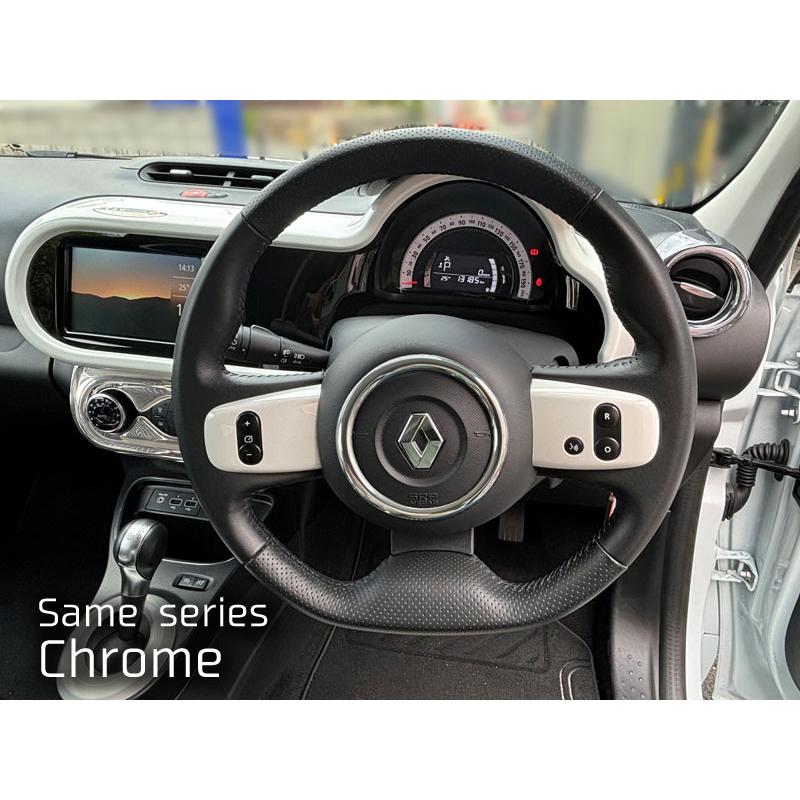 RENAULT TWINGO エアコンパネル カバー クローム 1pcs トゥインゴ