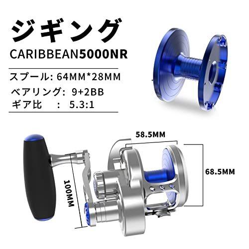 お試し価格 ジギングリール ワタチャンプ Watachamp Caribbean パワー レバードラグリール 大物用 アルミ冷間鍛造 ジギング専用 ベイトリール ベイトリール ルアー用 Primebusinesscards Com