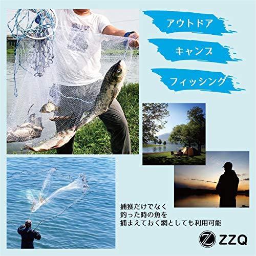 Zzq 投網 漁具 魚捕り 網 手投げ 螺旋式 投げ網 とあみ 初心者 投げ方説明書付 仕掛け 网 投網漁 川 手投 直径3 6m S Rlex Co 通販 Yahoo ショッピング