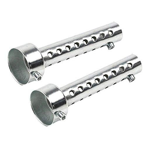 バイク マフラー サイレンサー F45mm 2本 シルバー 消音器 車 バイクサイレンサー インナーサイレンサー インナーバッフル S Rlex Co 通販 Yahoo ショッピング