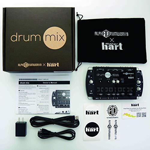 Maker hart Drum Mixer 5チャンネルステレオオーディオミキサー/USB 