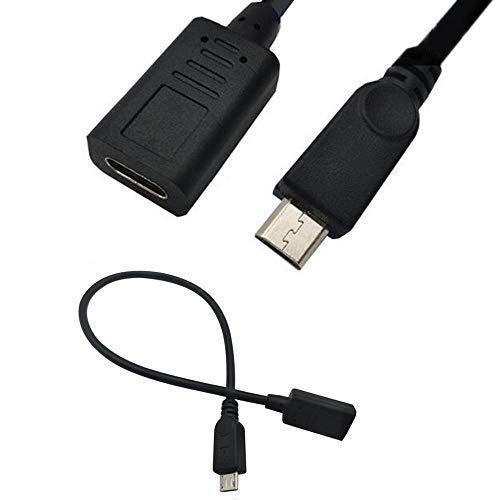 Usb 3 1 Type C 延長ケーブル Type C To Micro 5pin オスにメス 変換 延長