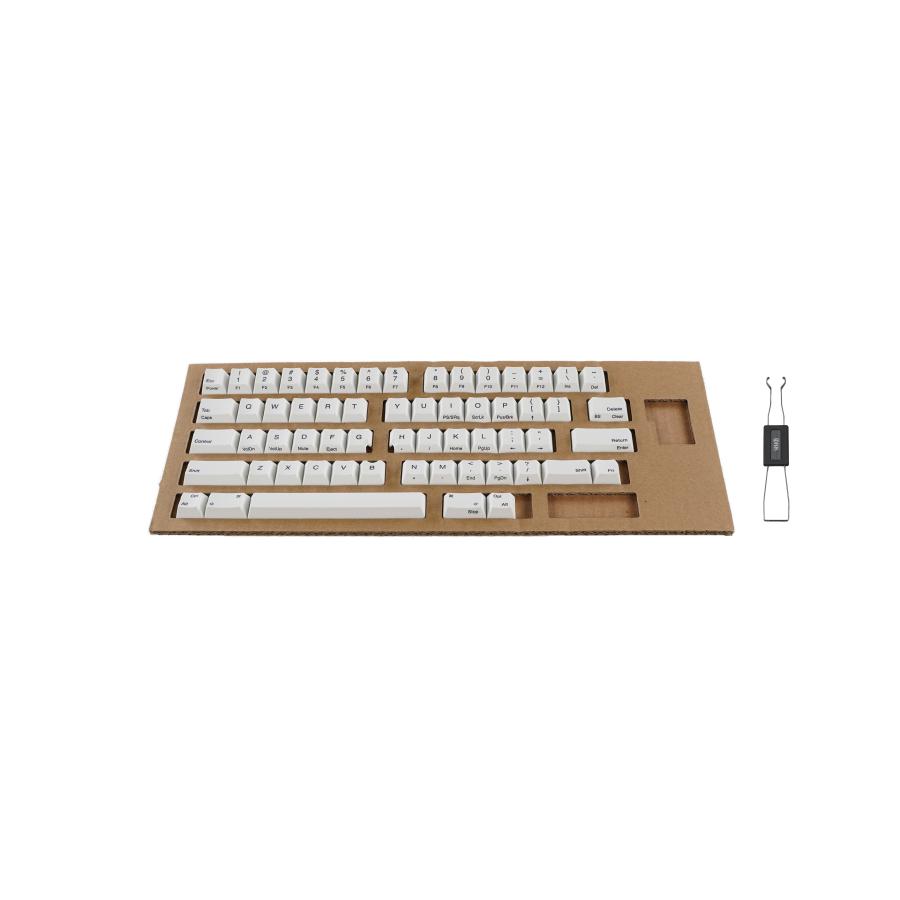PFU HHKB Studioキートップセット (雪) 英語配列／黒印字 : PFU