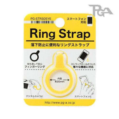 PGA アウトレットリングストラップ イエロー PG-STRS05YEフィンガー