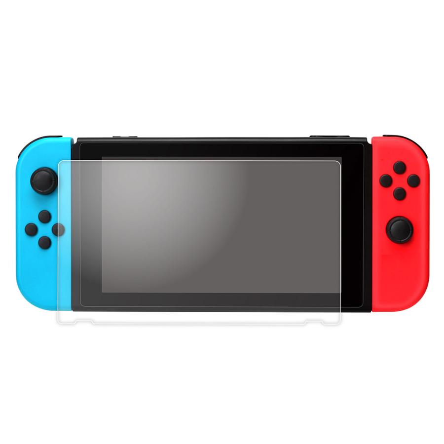 ★値下げ★【新品同様】Switch　液晶保護ガラス付 ネクサス株式会社 Switch 液晶保護ガラス ブルーライトカット 抗菌