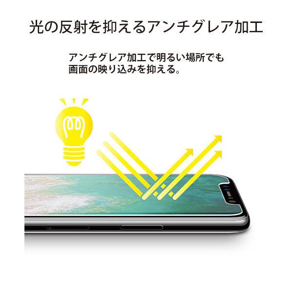 iPhone 13 mini用 液晶全面保護ガラス ゲーム専用/ブルーライト低減/アンチグレア PG-21JGL04FBL｜pg-a｜04