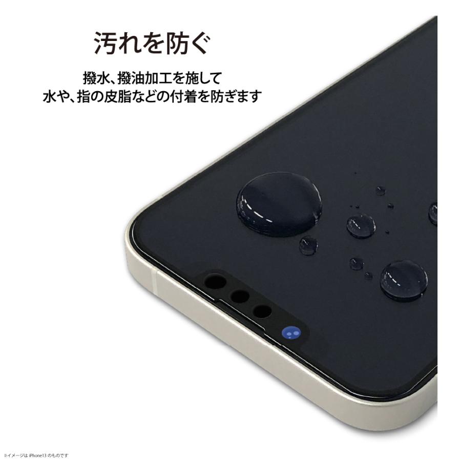 iPhone14 iPhone13 iPhone13Pro ガイドフレーム付 液晶保護ガラス ブルーライトカット 光沢 画面保護 ガラスフィルム 強化ガラス 耐衝撃｜pg-a｜04