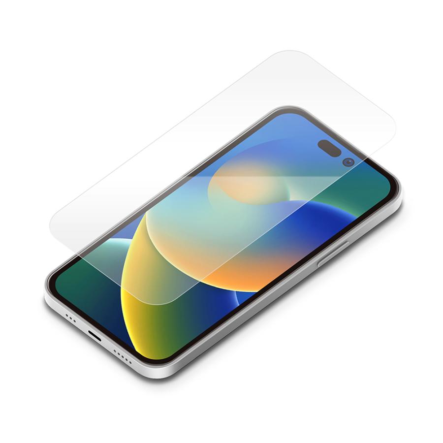 Premium Style iPhone 14 Pro ガイドフレーム付 液晶保護ガラス 全面