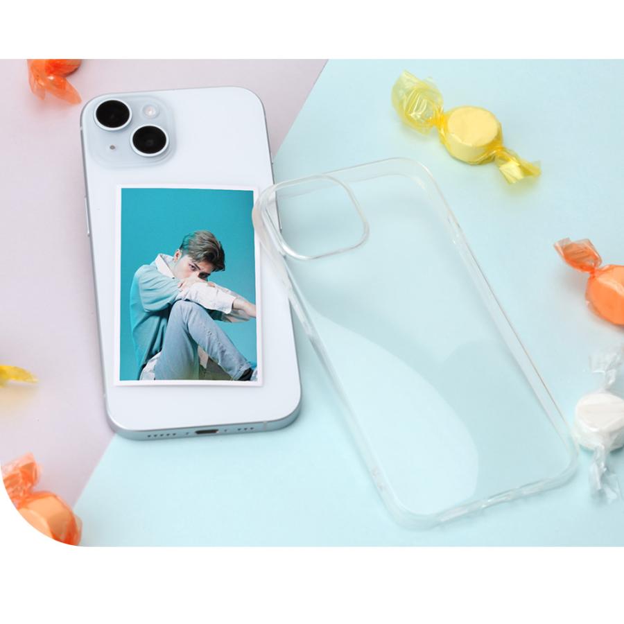 Premium Style iPhone15 ケース カバー クリア 透明 シンプル 無地