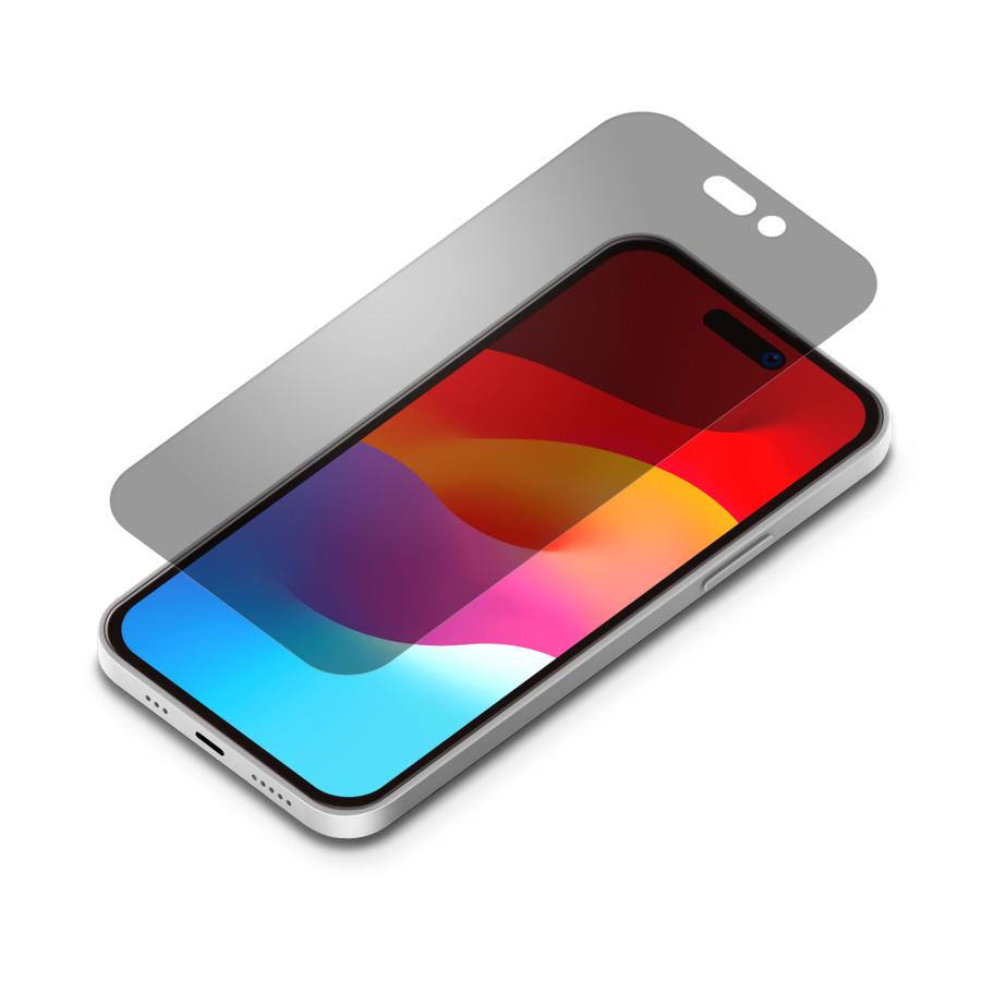 Premium Style iPhone15 iPhone15Pro 液晶保護ガラス 覗き見防止