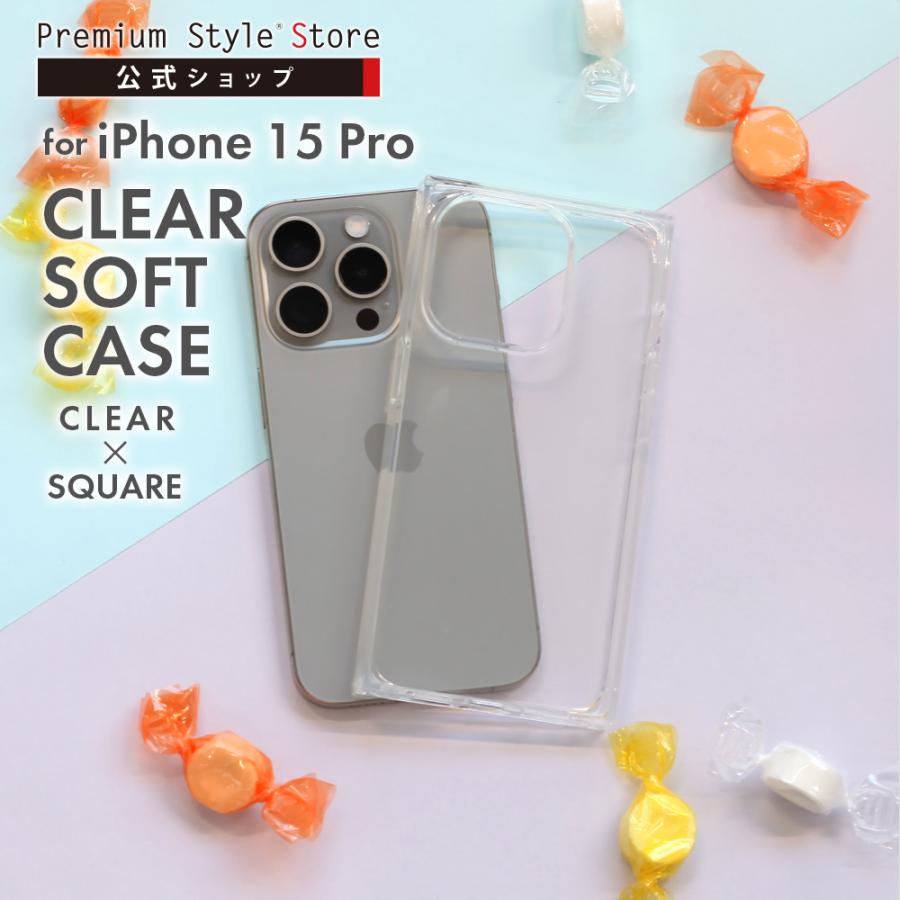 Premium Style iPhone15Pro ケース カバー クリア 透明 シンプル Premium Style iPhone15Pro ケース カバー クリア 透明 シンプル