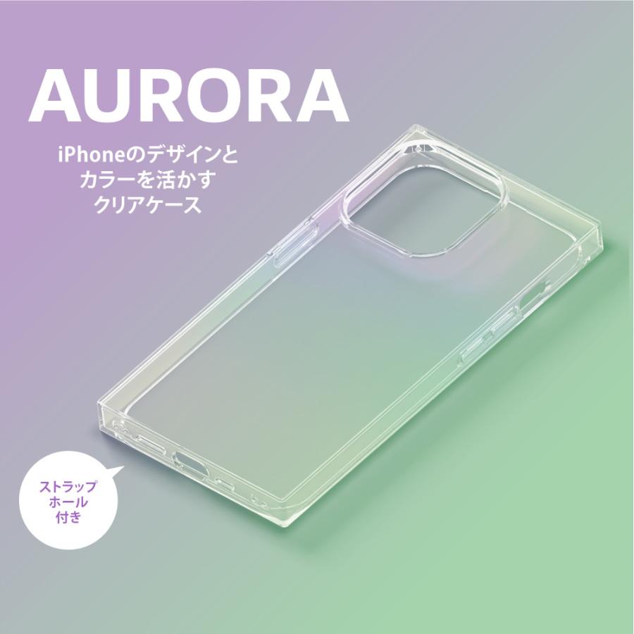 Premium Style iPhone15Pro ケース カバー オーロラ オーロラカラー