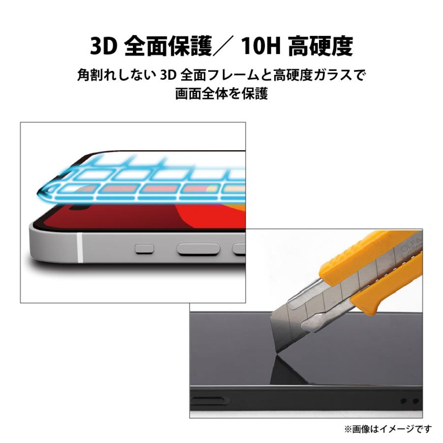 Premium Style iPhone15ProMax 液晶保護ガラス 全面保護 フルカバー