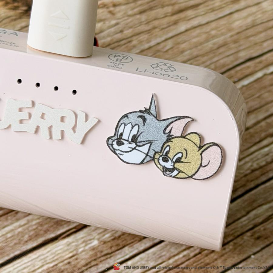 USB Type-C 直挿しモバイルバッテリー 5,000mAh/PD20W トムとジェリー