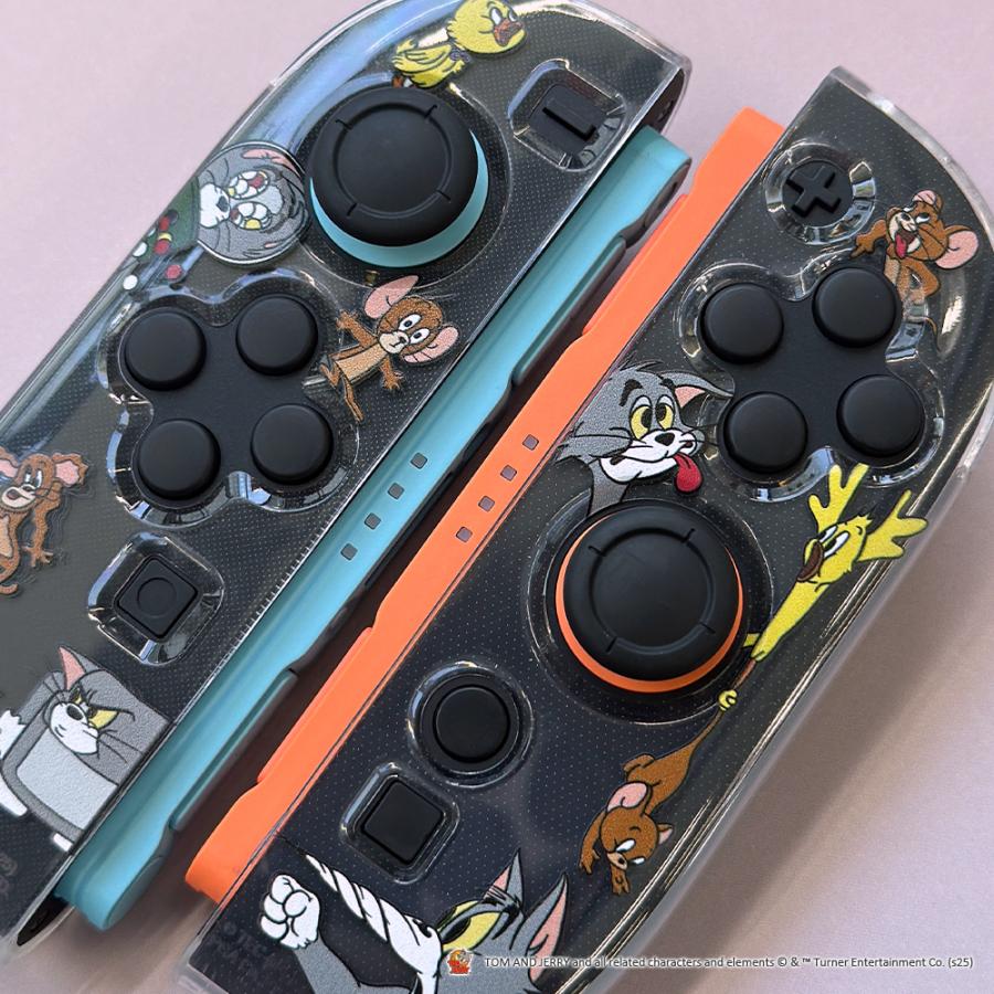 SWITCH2対応 コントローラ ソフトカバー2 トムとジェリー TPU 柔軟