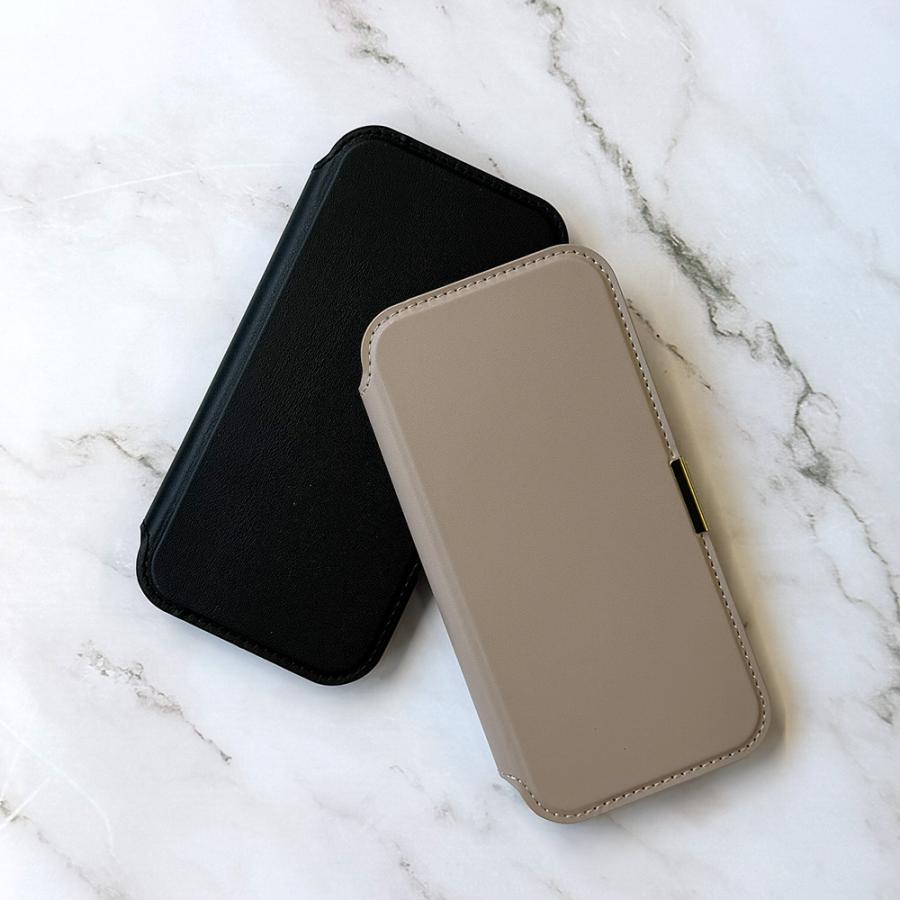 iPhone 17 Pro 用 背面ガラス フリップカバー 手帳型 ケース カバー