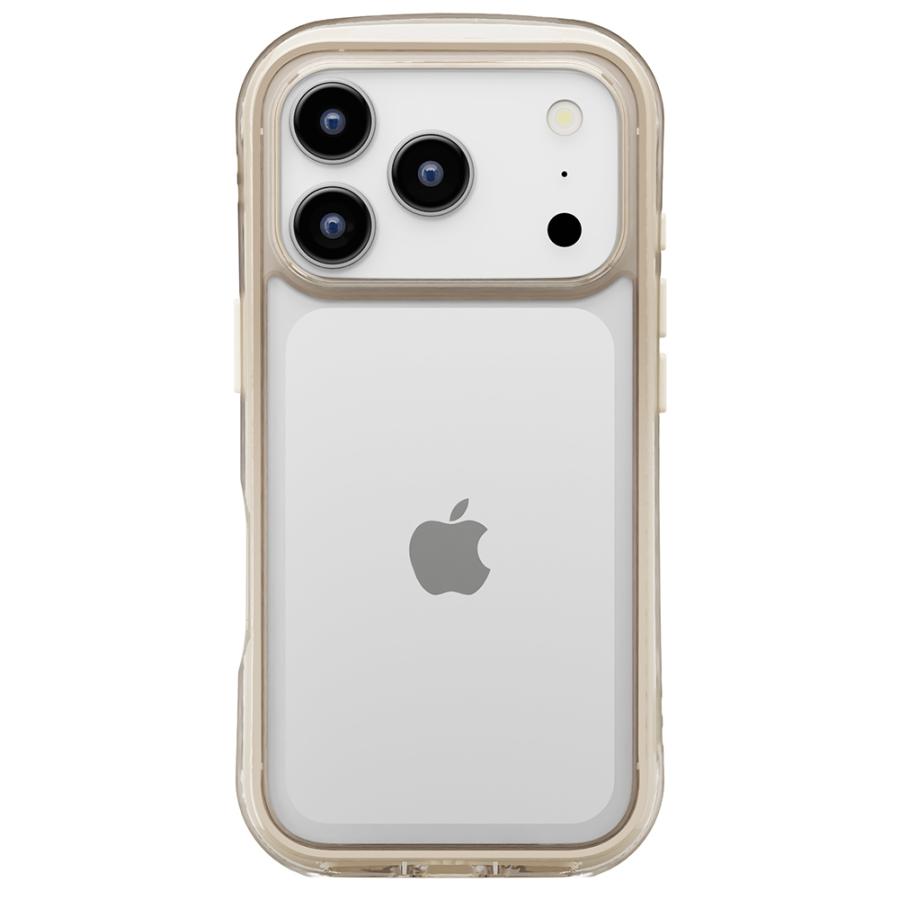 CUSTYPE iPhone17proケース　モカ Premium Style iPhone17Pro 用 エアクッションケース グラファイト