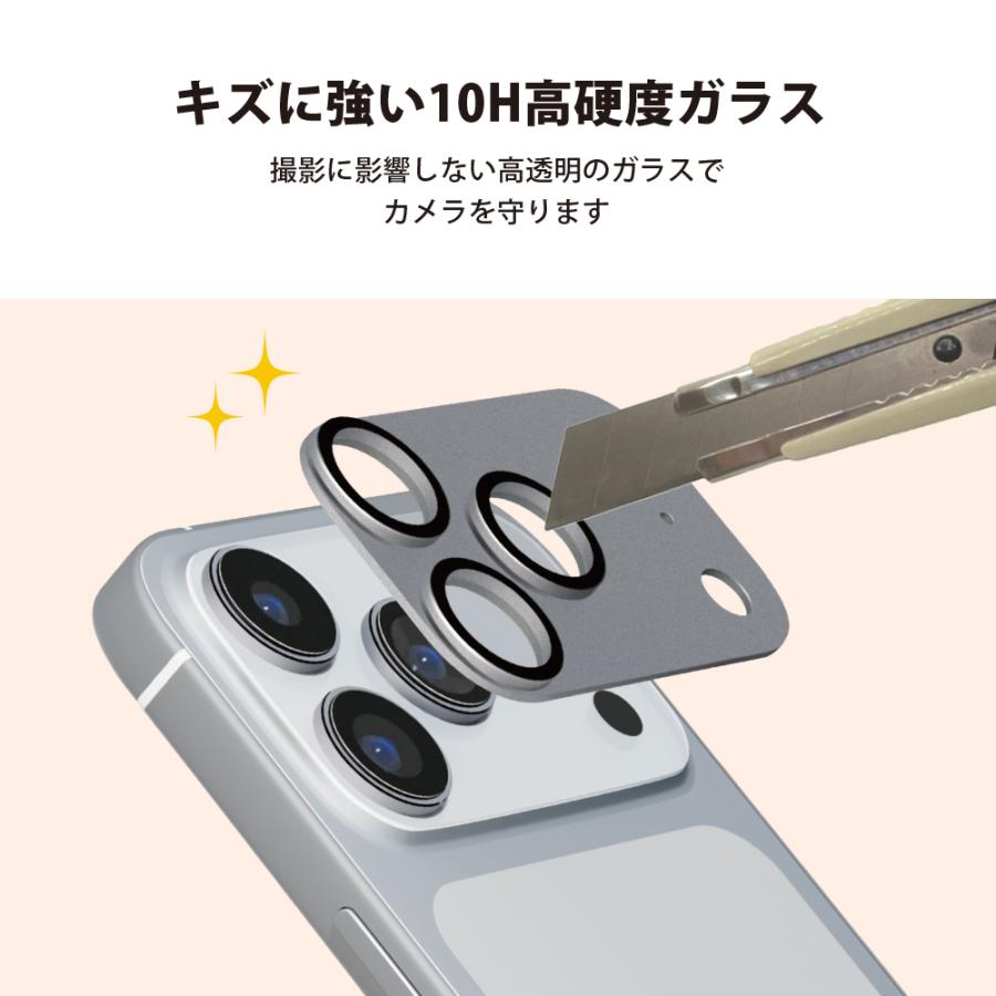 Premium Style iPhone17Pro 用 カメラフルプロテクター アルミ