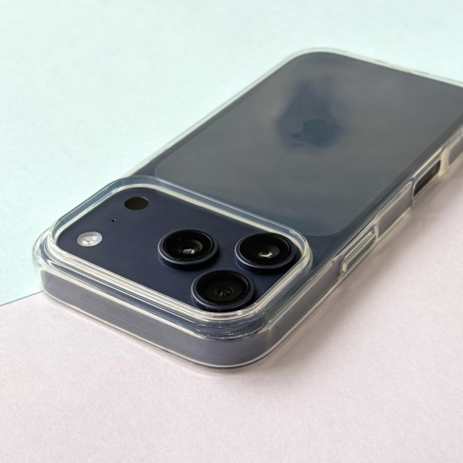 Premium Style iPhone17ProMax 用 クリアソフトケース クリア PG