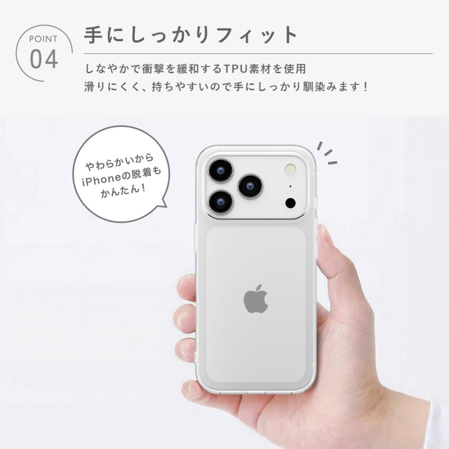Premium Style iPhone17ProMax 用 クリアソフトケース クリア PG