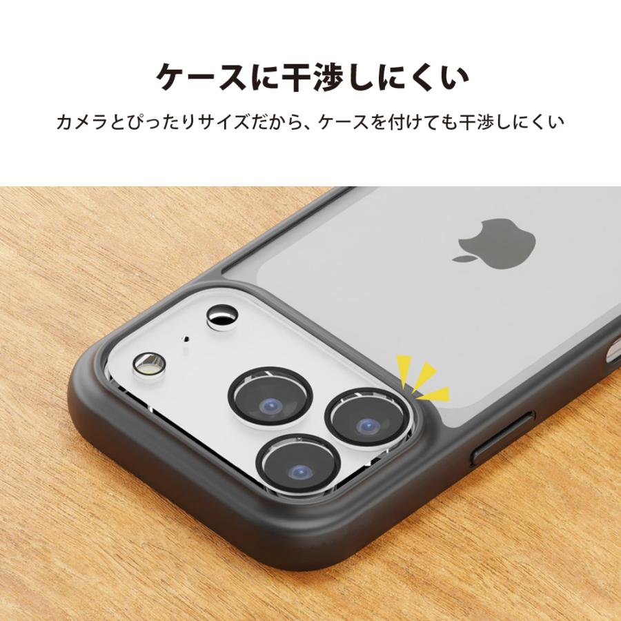 Premium Style iPhone17ProMax 用 カメラフルプロテクター クリア