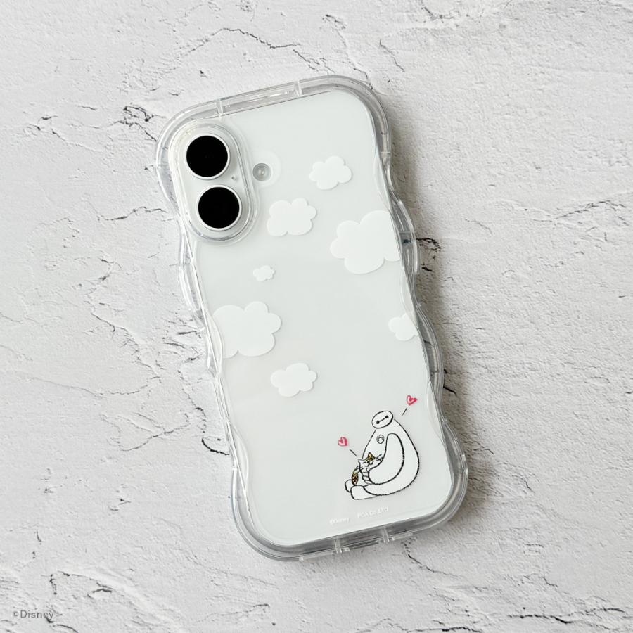 Premium Style iPhone17 用 ウェーブケース スティッチ ベイマックス