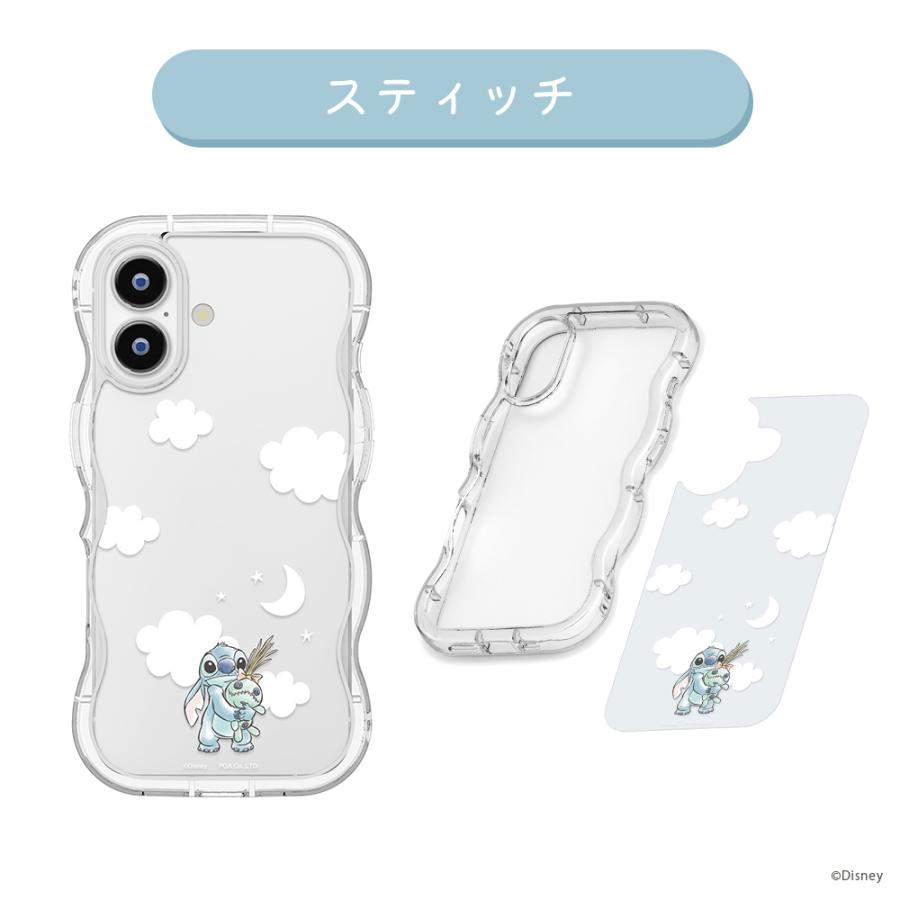 Premium Style iPhone17 用 ウェーブケース スティッチ ベイマックス