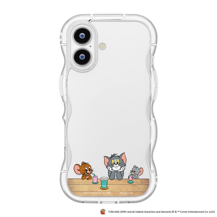 Premium Style iPhone17 用 ウェーブケース トムとジェリー なみなみ