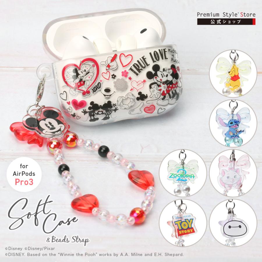 スマホアクセサリー iPhone X 64GB (SIM) and AirPods Pro AirPods Pro3 用 ソフトケース ディズニー Disney キャラクター 透明
