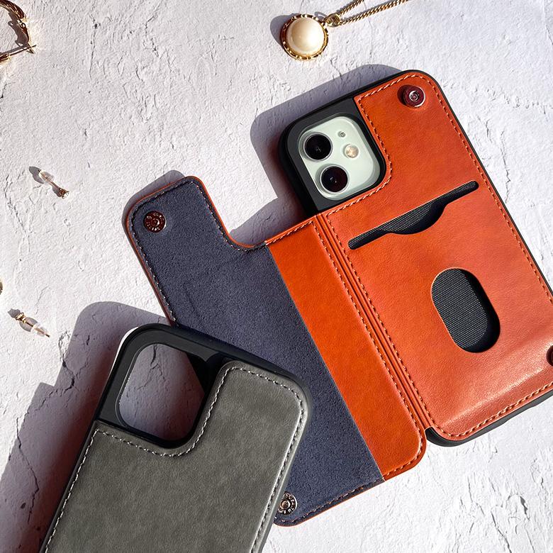 新品未使用品 手帳型 iPhone12 iPhone12proケース iPhone12 ケース mini pro max 手帳型 ブランド おしゃれ ミラー付き