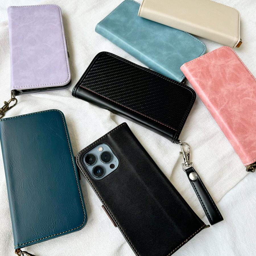 iPhone 13 ケース ブラック・ブルー　スマホ Amazon.co.jp: 【J.DL直営店】 iPhone 13 ケース手帳型 13