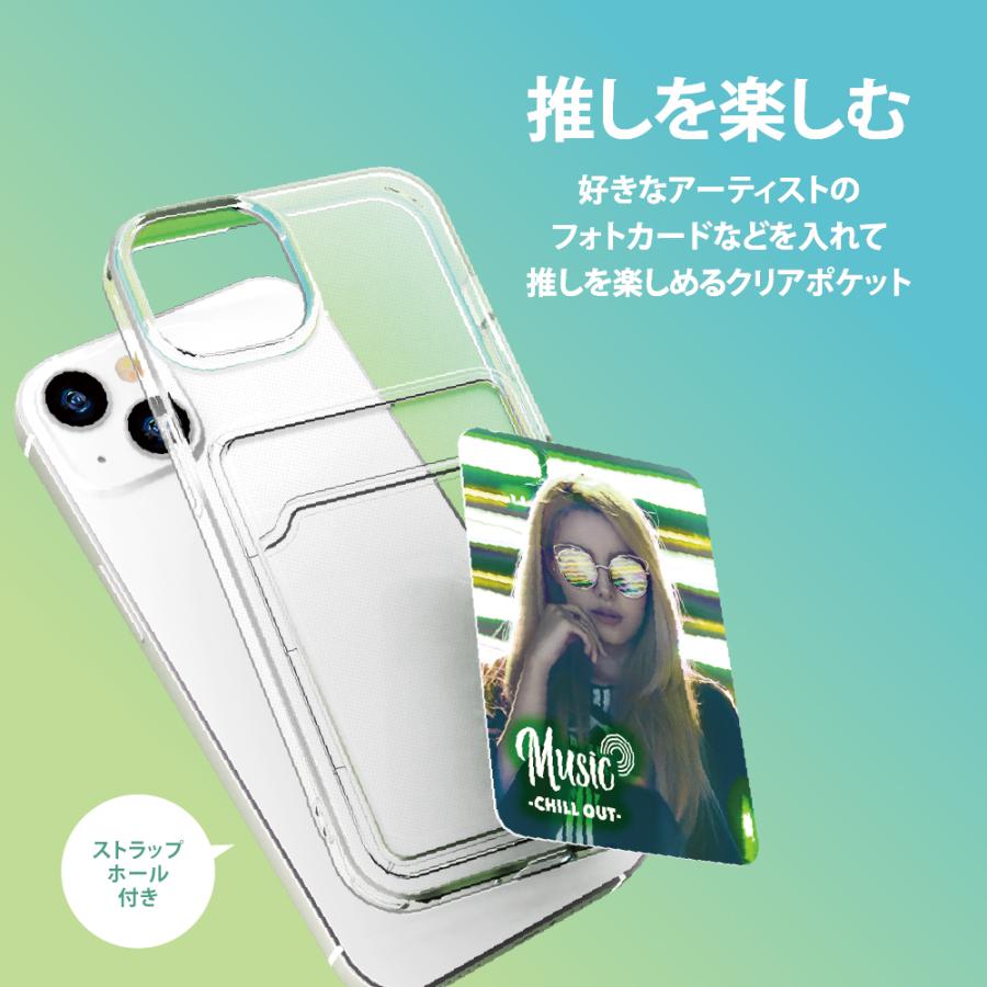 iPhone14 / 13 用 ケース クリア ストラップホール付き iPhone 13 用リング型 ストラップホール付き クリアケース