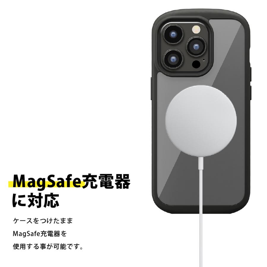 iPhone 14 Plus 14 Pro Max ケース カバー ブラック ベージュ クリア 黒 透明 シンプル 無地 クリアケース｜pg-a｜02