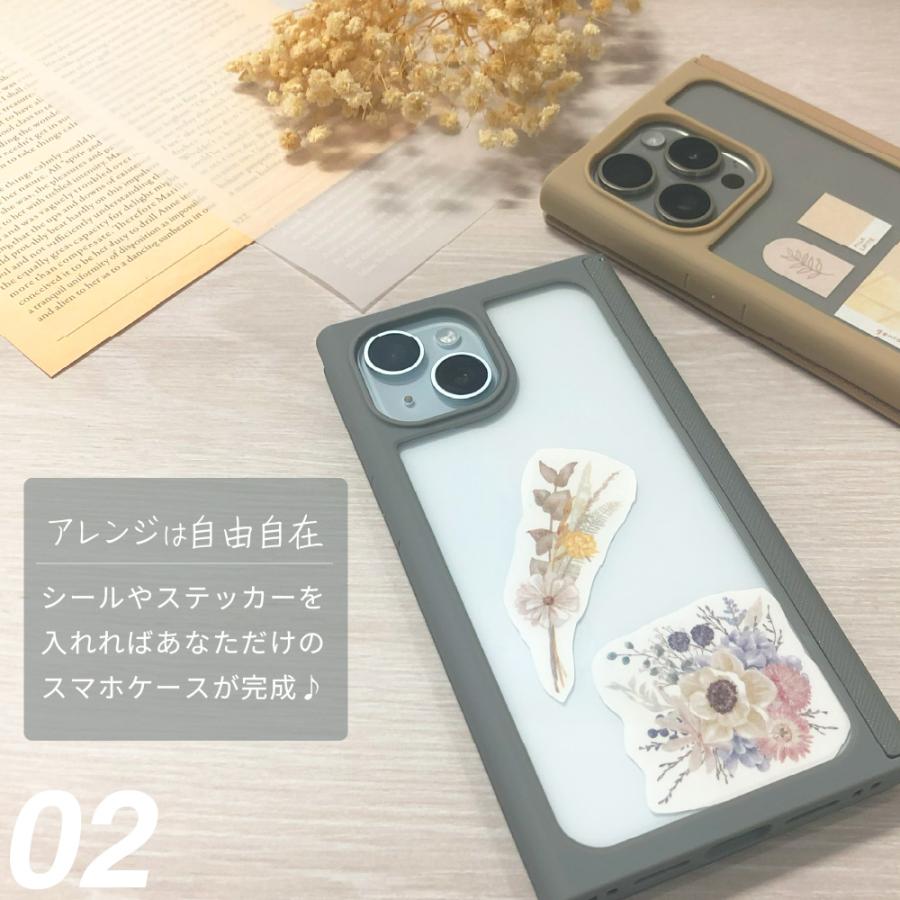 Premium Style iPhone15Pro ケース 手帳型 カバー ブラック ベージュ