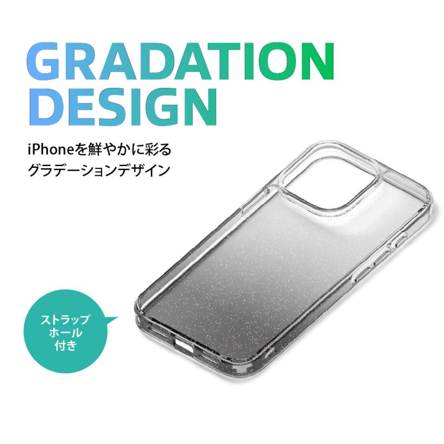 Premium Style iPhone15Pro ケース カバー グラデーション ラメ Premium Style iPhone15Pro ケース カバー グラデーション ラメ