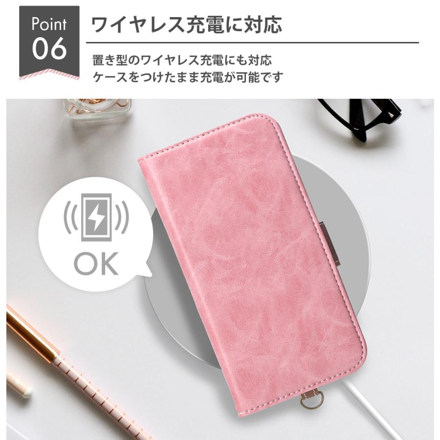 Premium Style iPhone15Plus ケース 手帳型 カバー ブルー ブラック