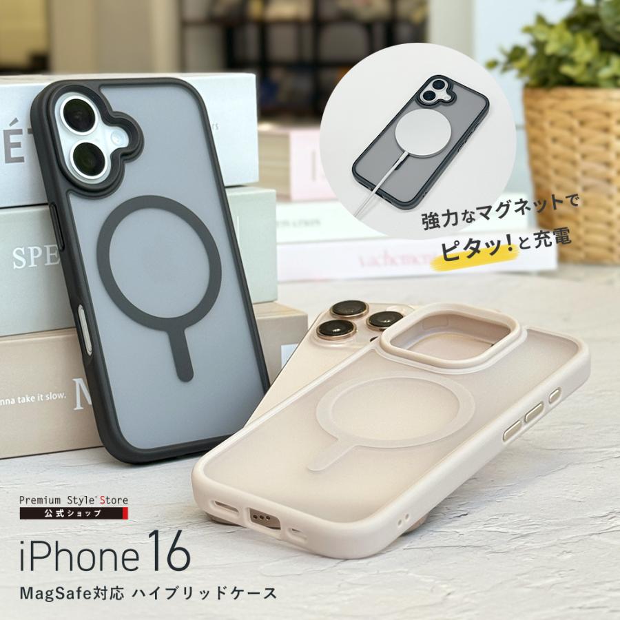 Premium Style iPhone16 ケース カバー ブラック ベージュ Premium Style iPhone16 ケース カバー ブラック ベージュ