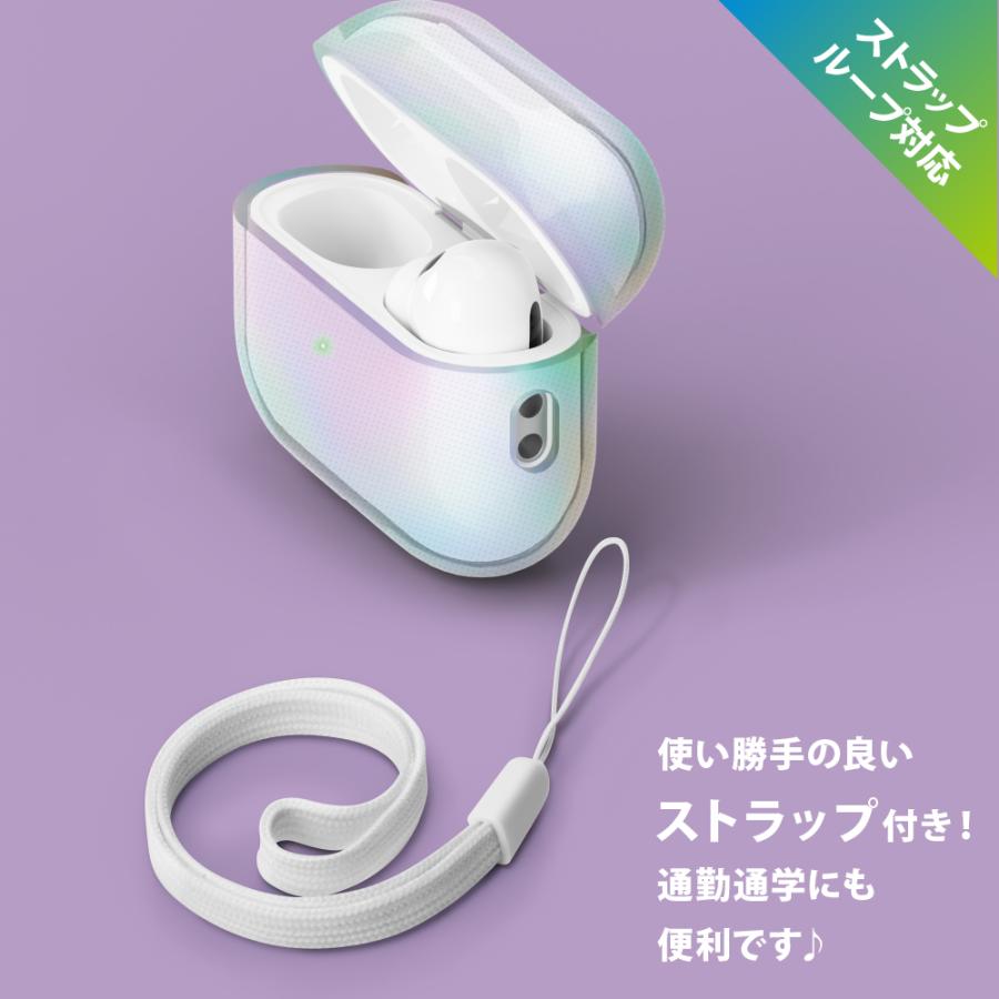 AirPods Pro 第2世代 カバー ケース オーロラ シルバー ストラップ AirPodsPro2 Air Pods Pro 2 エアポッズプロ2 エアーポッズプロ2 AirPods Pro 第2世代 カバー ケース オーロラ シルバー ストラップ AirPodsPro2 Air Pods Pro 2 エアポッズプロ2 エアーポッズプロ2