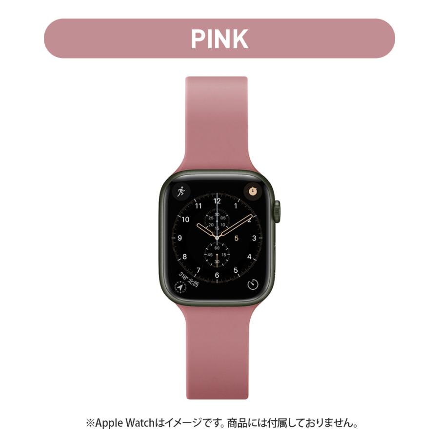 41mm45mm用アップルウォッチ用AA4モデルカスタムベゼルピンククロコベルト Apple Watch - 41mm45mm用アップルウォッチ用AA4モデルカスタムベゼル