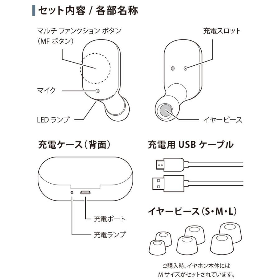 Bluetooth 4 2搭載 トゥルーワイヤレス ステレオイヤホン Pg Bte7s01 02 スマホアクセのpremiumstylestore 通販 Yahoo ショッピング