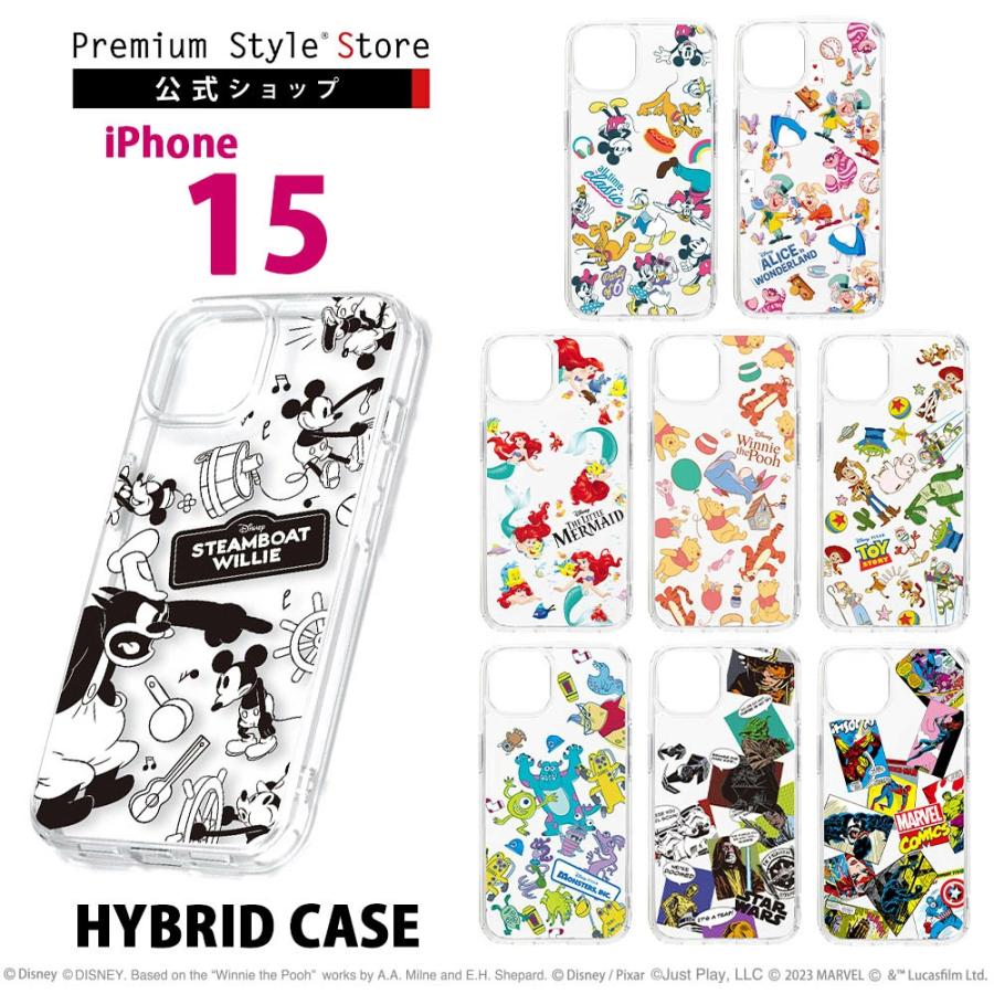 Premium Style iPhone15 ケース カバー ディズニー ピクサー スター
