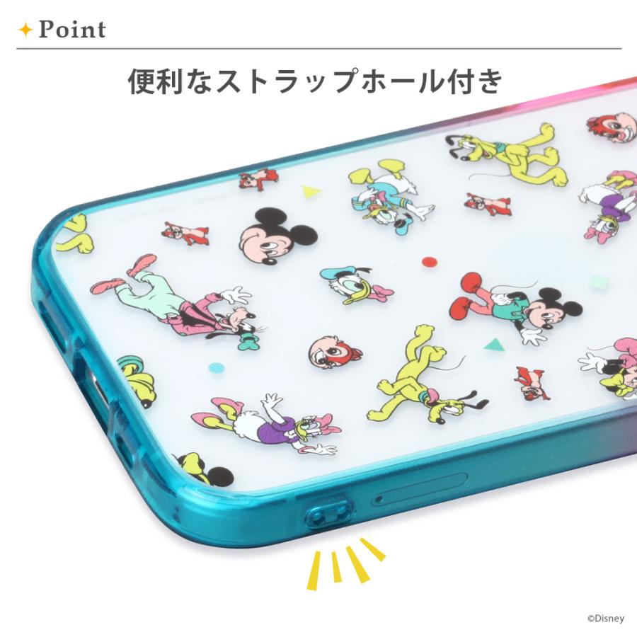 Premium Style iPhone15Pro ケース カバー グラデーション ディズニー 