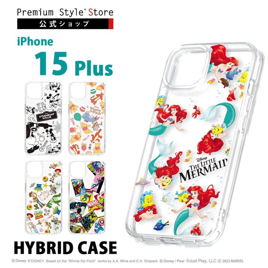 Premium Style iPhone15Plus ケース カバー ディズニー ピクサー