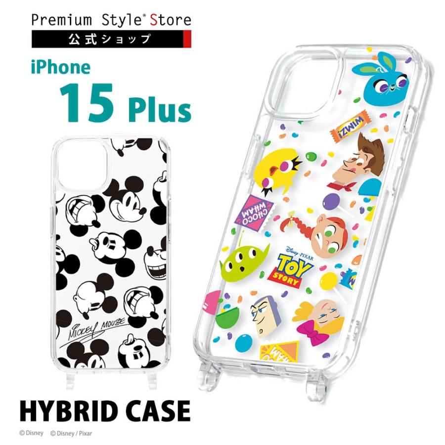 Premium Style iPhone15Plus ケース カバー ディズニー ピクサー