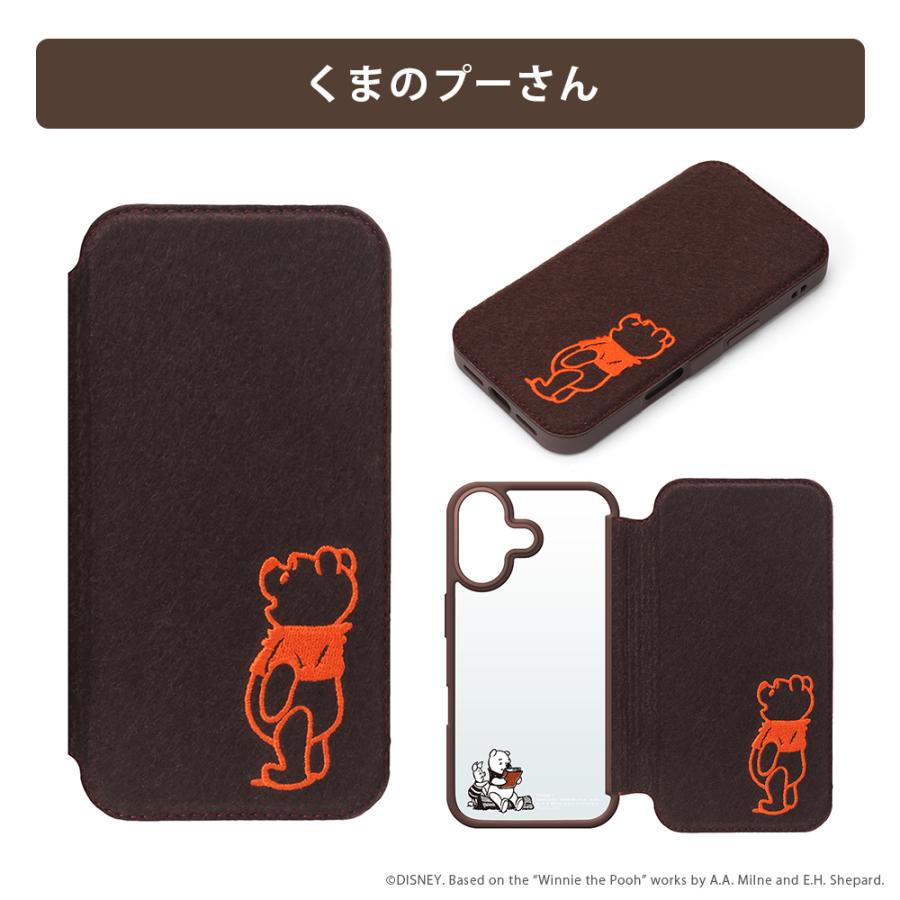 Premium Style iPhone16 ケース 手帳型 カバー ミッキーマウス