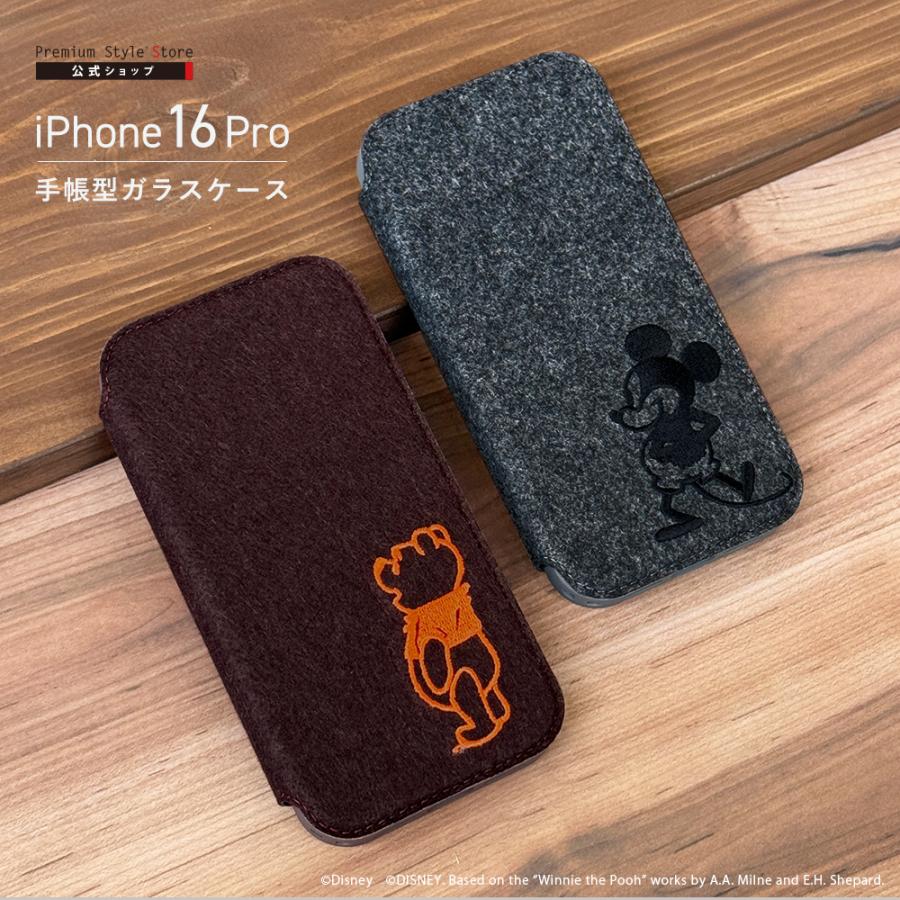 Premium Style iPhone16Pro ケース 手帳型 カバー ミッキー Premium Style iPhone16Pro ケース 手帳型 カバー ミッキー