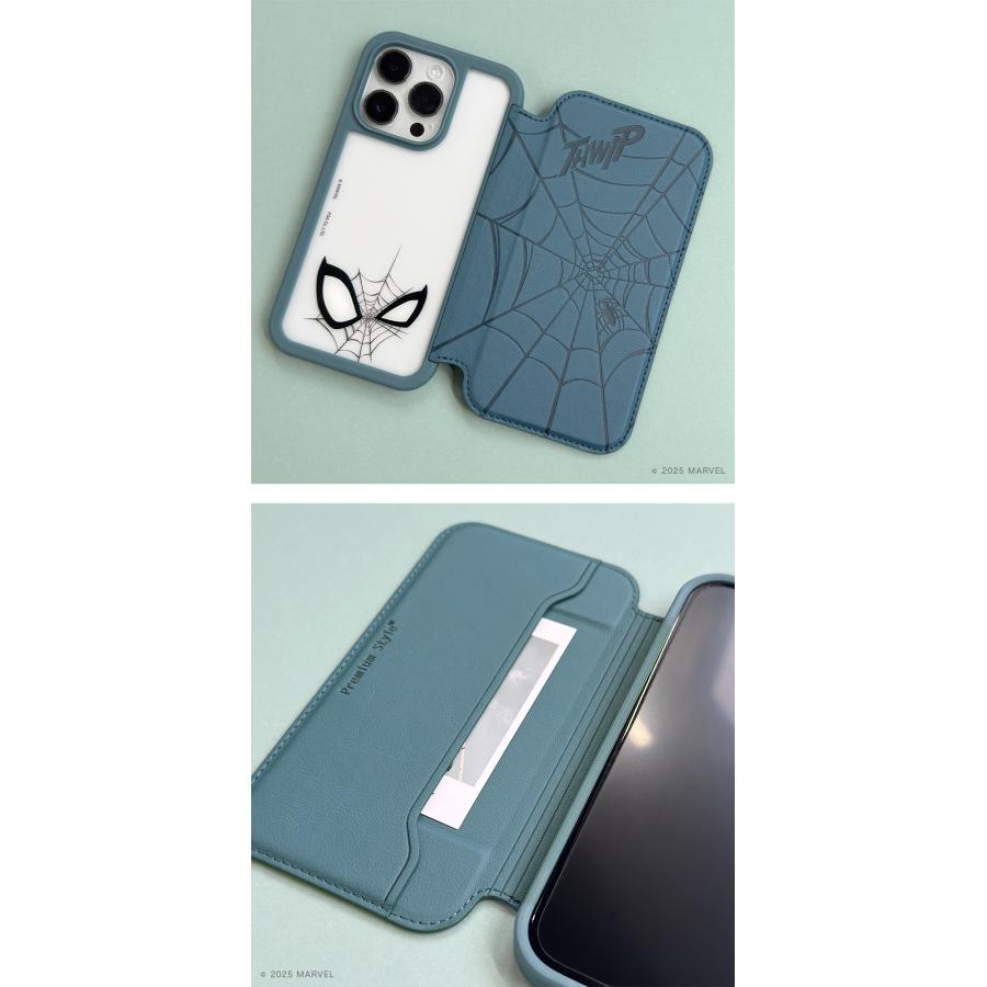 Premium Style アウトレット iPhone14Pro ケース 手帳型 カバー MARVEL